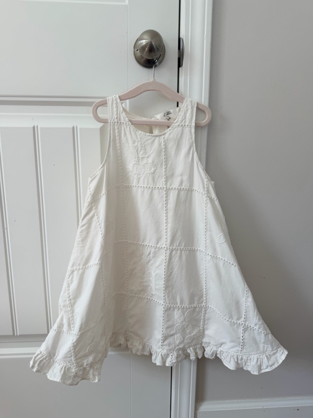 H&M Georgia Beaumont White Embroidered Sundress